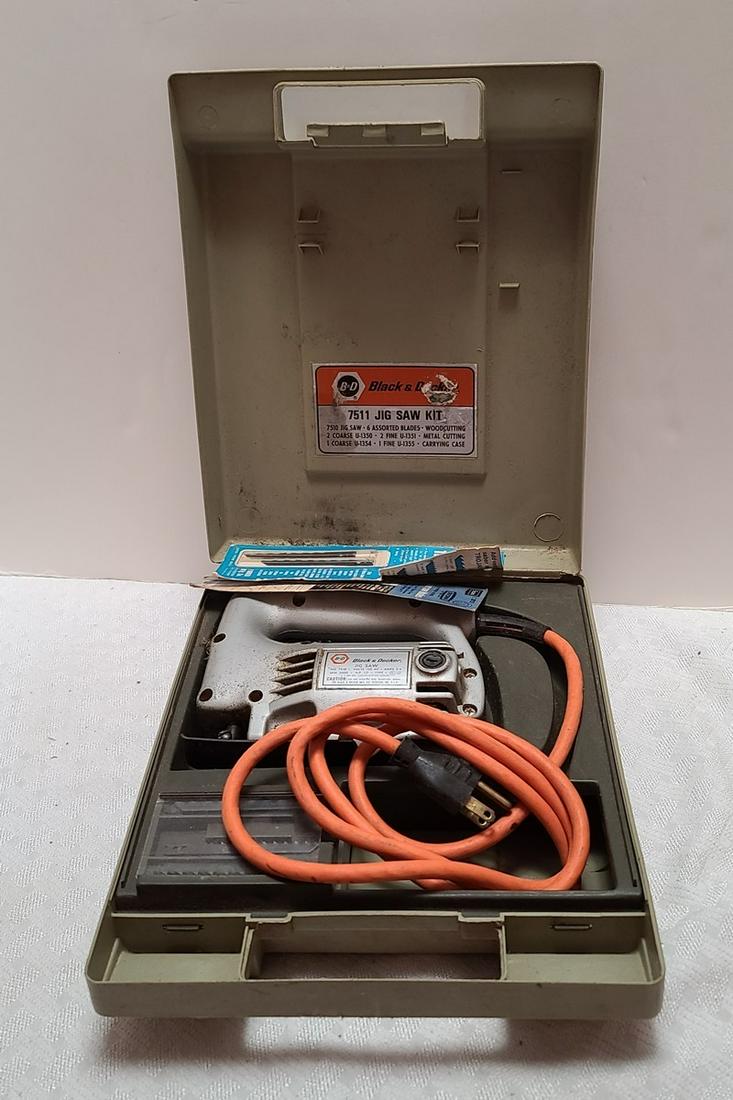Vintage Black & Decker Jigsaw Kit Works (1 of 1)
