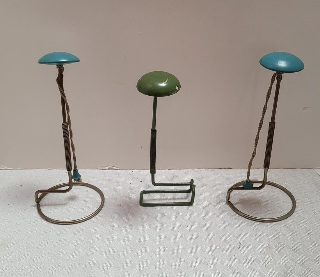 Midcentury Metal Hat Stands Displays (1 of 1)