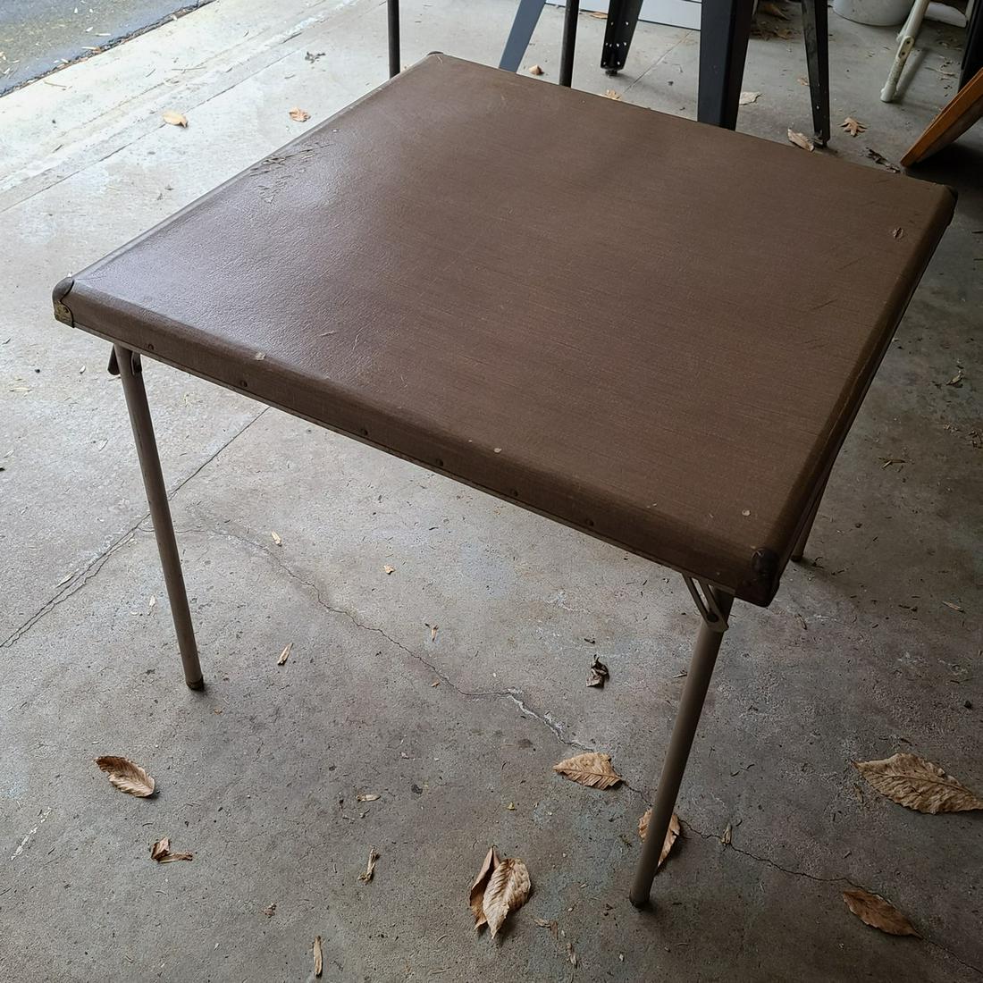 Vintage Folding Card Table 26x30x30" (1 of 1)