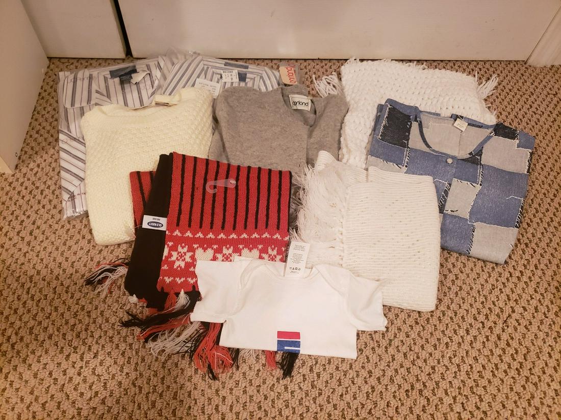 pajamas, sweaters, scarves and more: pajamas, sweaters, scarves and more