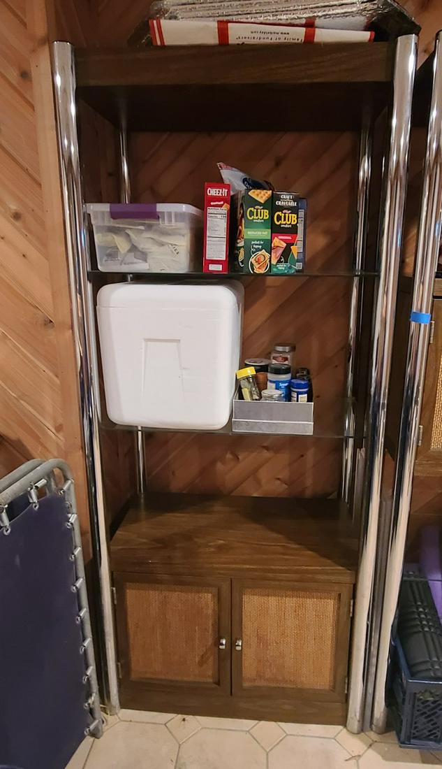 Vintage Shelving unit 1 no contents incl 72x31x19" (1 of 1)