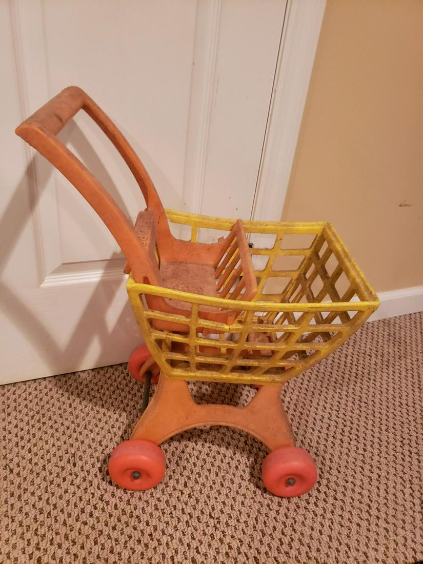 Tuff Stuff vintage toy shopping cart: Tuff Stuff vintage toy shopping cart