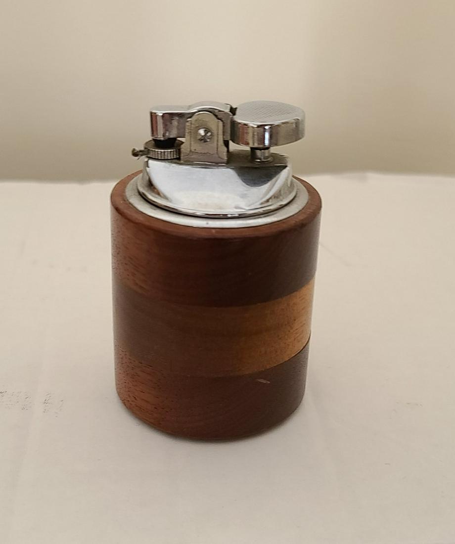 Midcentury Wood Table Lighter (1 of 1)