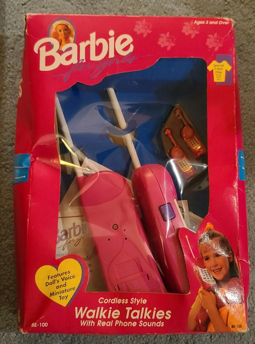 1995 Barbie Walkie Talkies with Box (1 of 1)