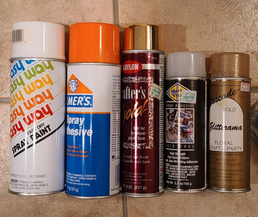 Adhesives and Spray Paint: Adhesives and Spray Paint