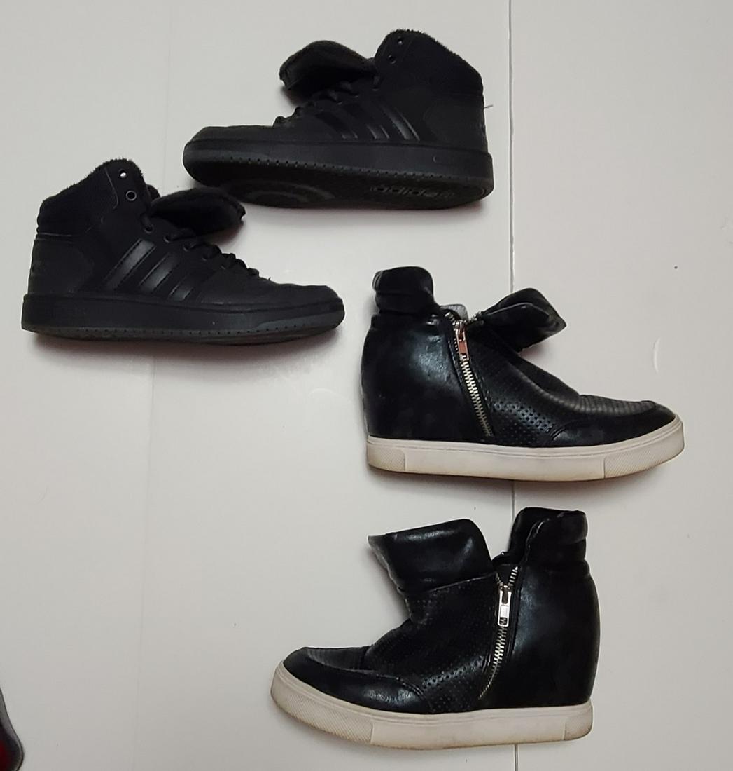 Adidas and Steve Madden Sneakers Women's 7.5: Adidas and Steve Madden Sneakers Women's 7.5