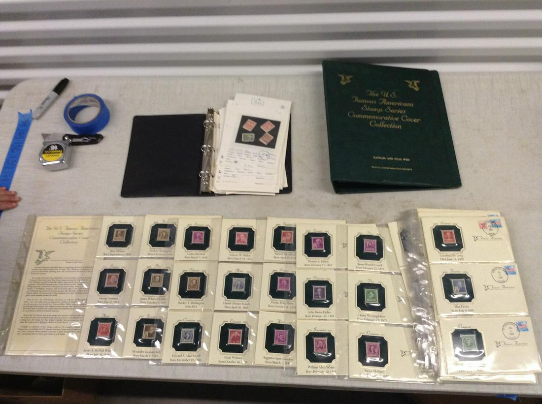 Lot of The U.S. Famous Americans Stamp Series (1 of 1)