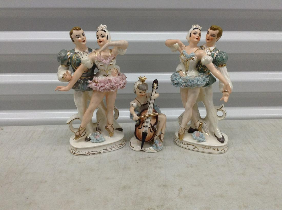 Two Ceramic Lipper & Mann Creations Statues Tallest 8 (1 of 1)