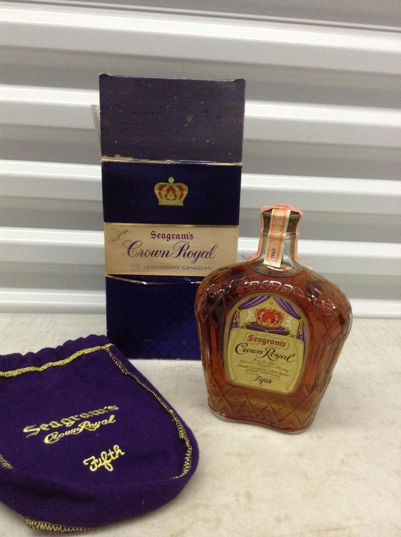 Seagram's Crown Royal Bottle (1 of 1)