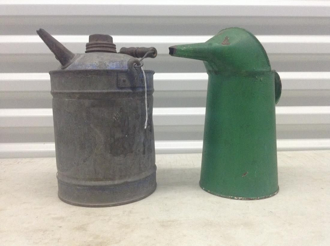 Antique Oil/Gas Cans Tallest 10.5 in. (1 of 1)
