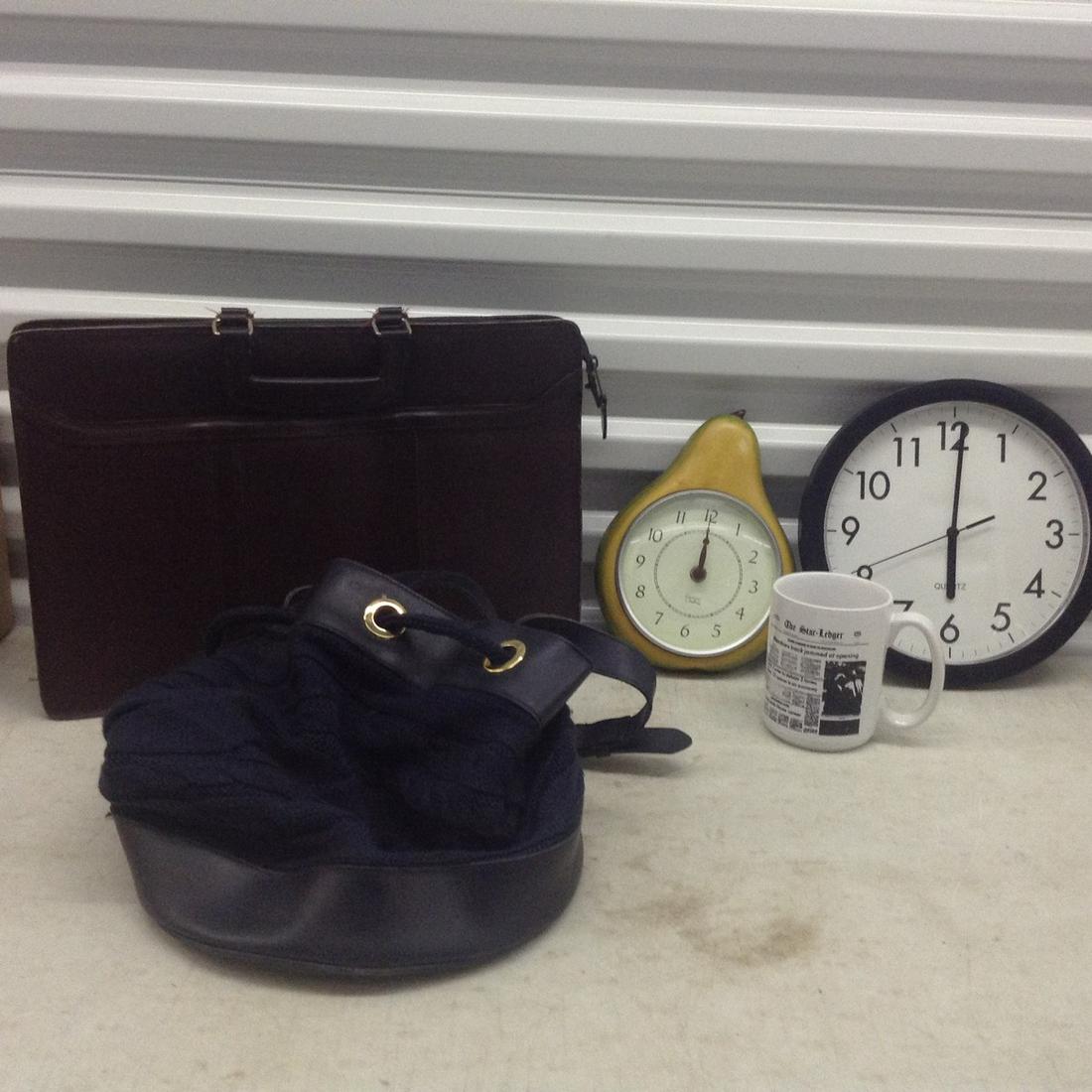 Lot of Star- Ledger Theme Coffee Mug, Wall Clocks and (1 of 1)