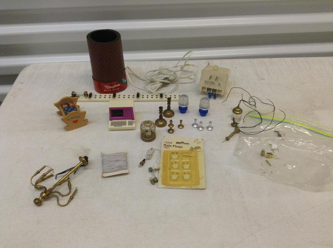Vintage Doll House Lamps, metal and more (1 of 1)