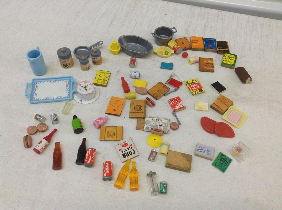 Vintage Doll House Miniatures - Coca Cola, Kitchen and (1 of 1)