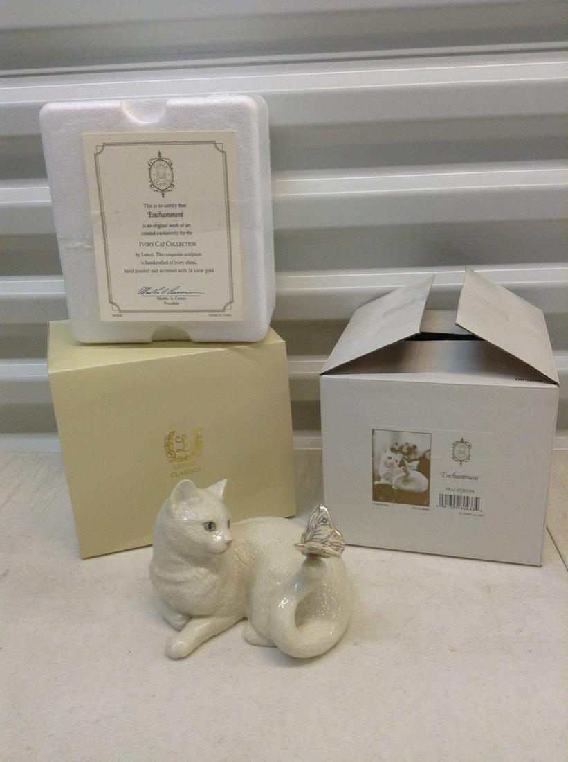 Lenox Classics "Enchantment" Ivory Cat Collection with (1 of 1)