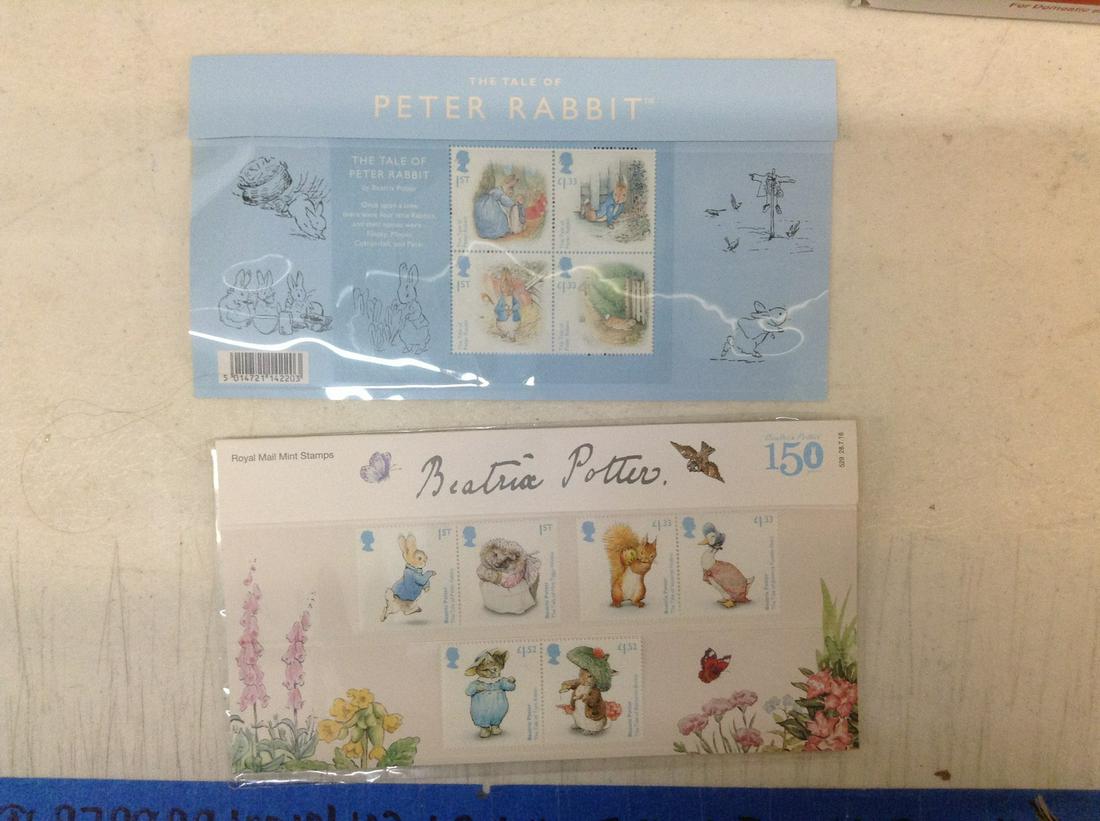 Beatrice Potter and The Tale of Peter Rabbit Stamps: Beatrice Potter and The Tale of Peter Rabbit Stamps
