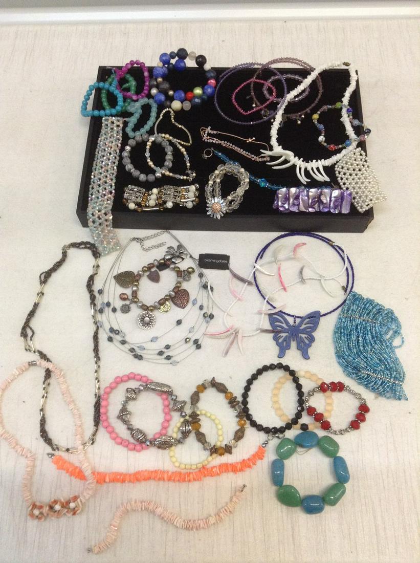 Large lot of Stone, Beaded, Shell and other Jewelry: Large lot of Stone, Beaded, Shell and other Jewelry