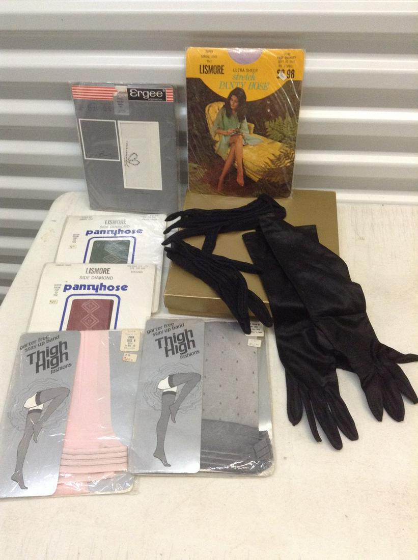 Vintage Thigh Highs, Pantyhose and gloves: Vintage Thigh Highs, Pantyhose and gloves