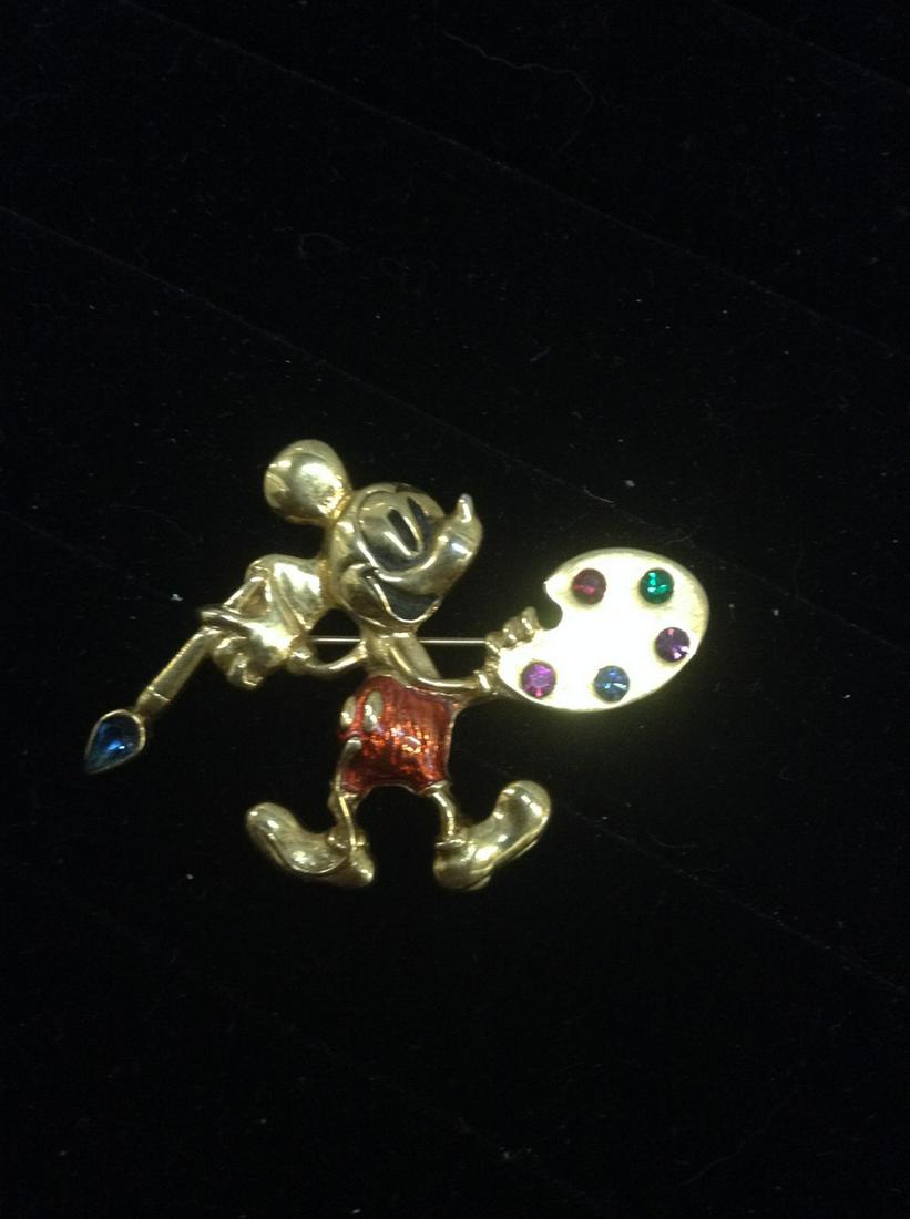 Disney Mickey Mouse Brooch 2.25": Disney Mickey Mouse Brooch 2.25"