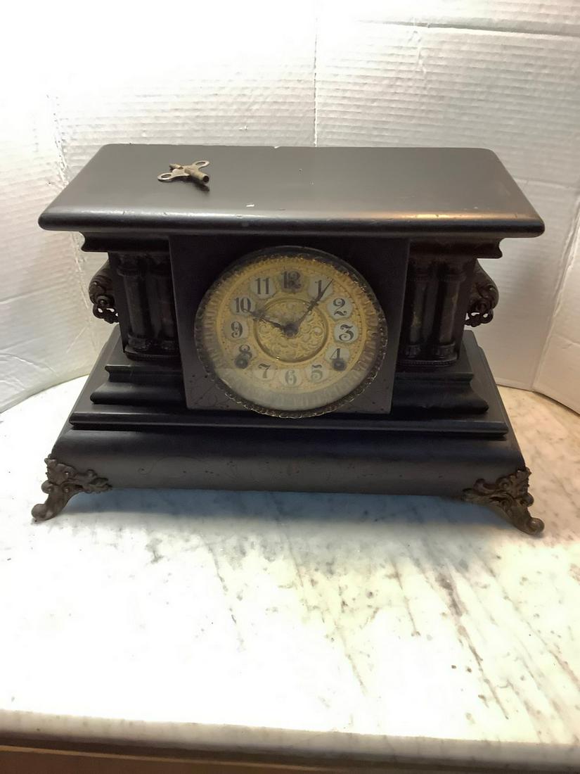1910 Antique Mantle Clock 11x18 (1 of 1)