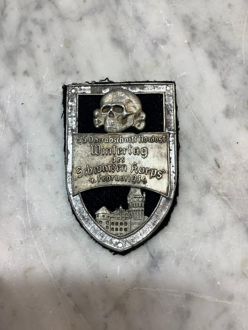 1934 German pin schwarzen korps NOT AUTHENTICATED (1 of 1)
