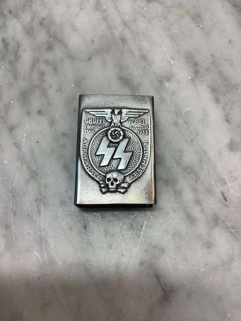 SS matchbook holder NOT AUTHENTICATED (1 of 1)