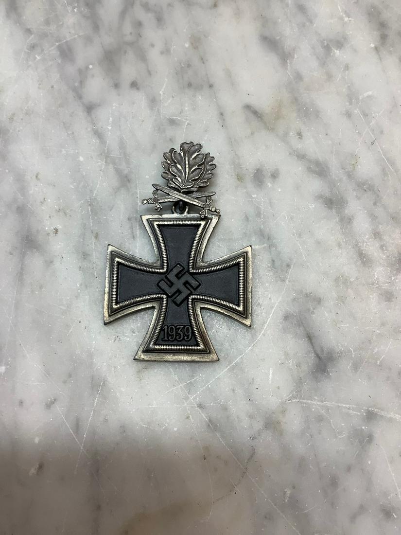 Iron cross with swords and oak leaf NOT AUTHENTICATED (1 of 1)
