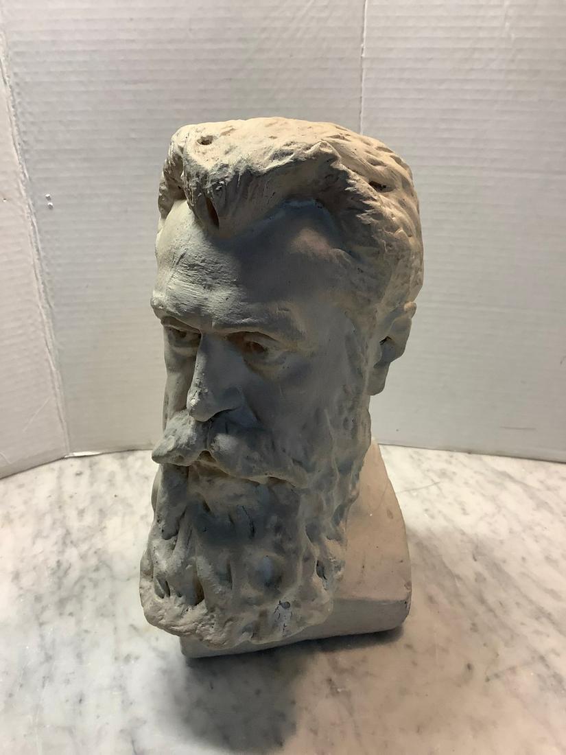 Legros Chalk bust 12 inches (1 of 1)