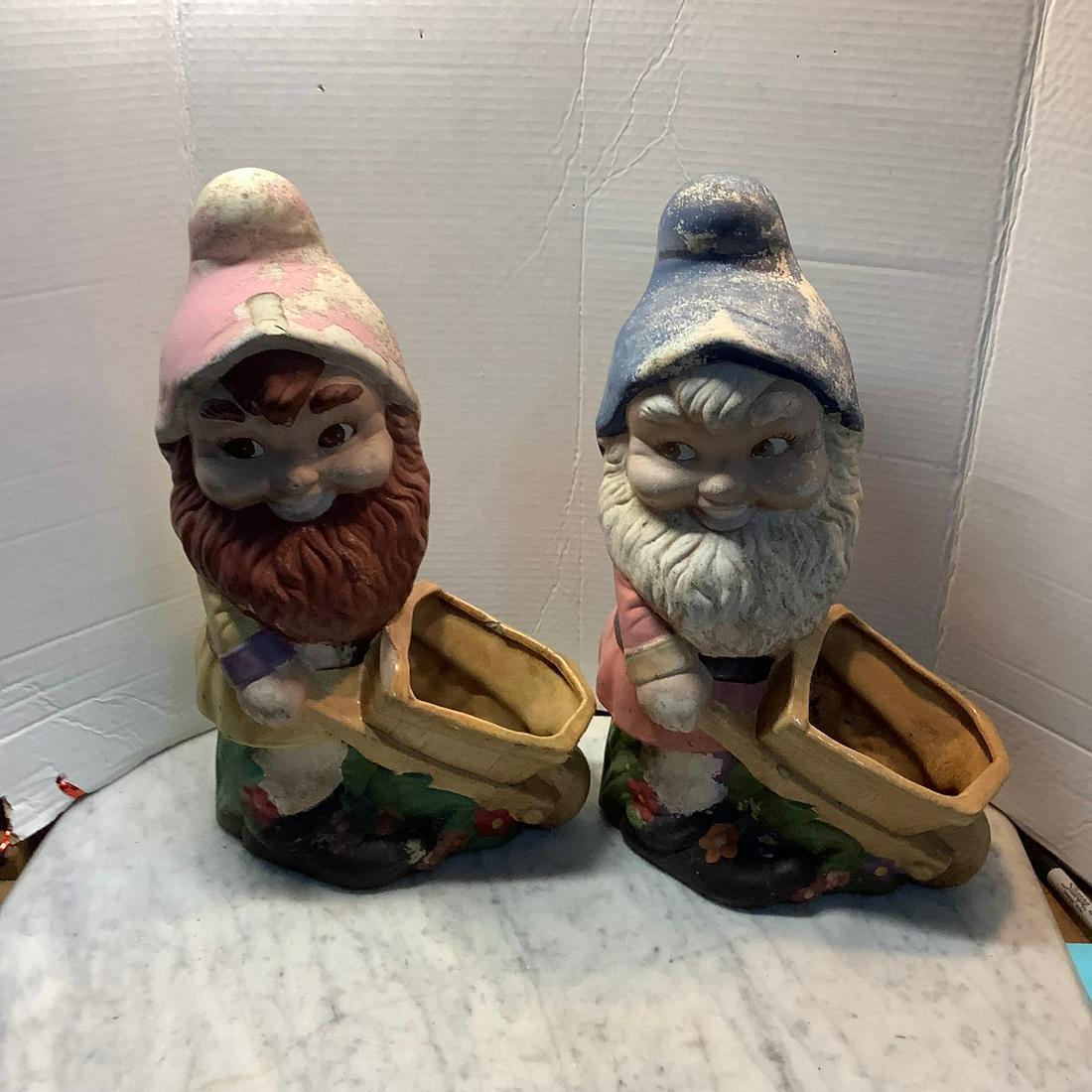 Vintage garden Gnome Planters 18 inch tall (1 of 1)