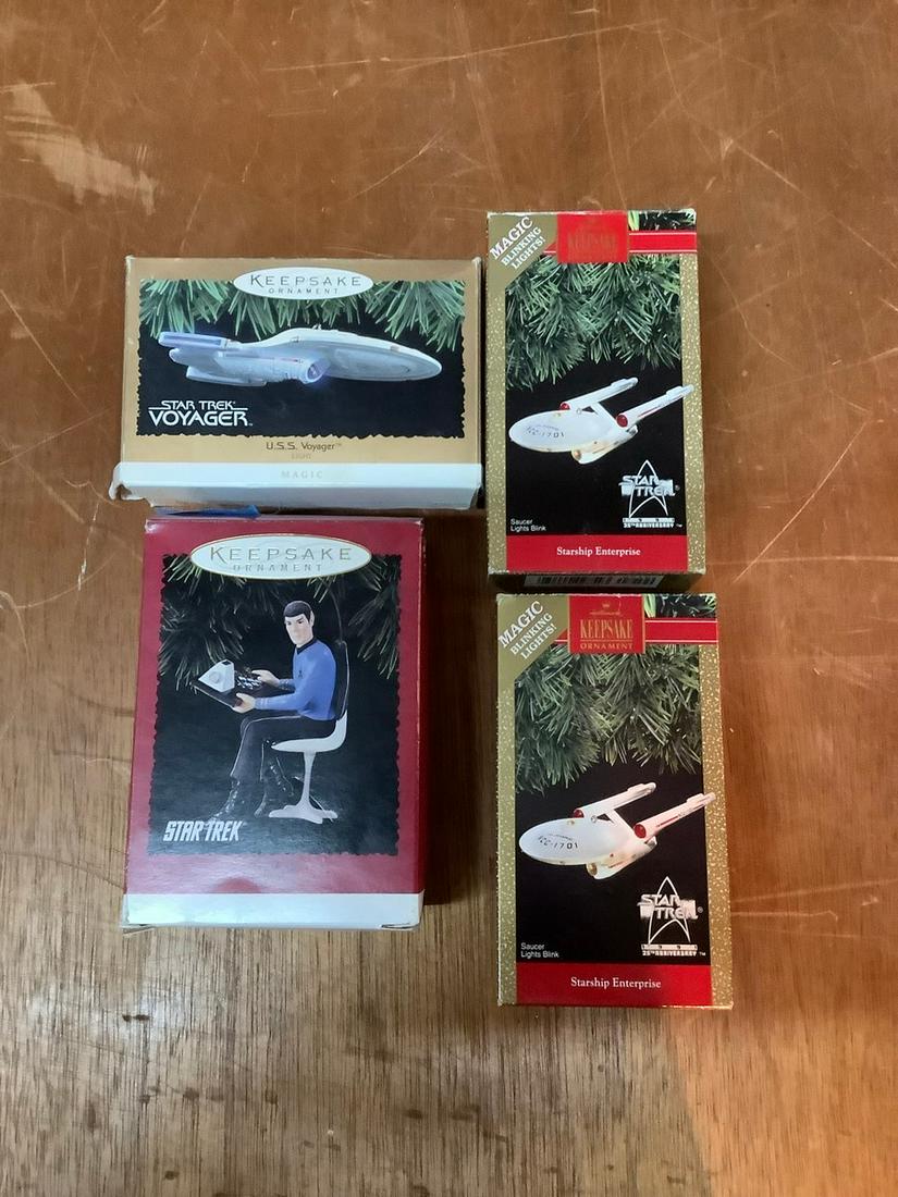 Lot of hallmark keepsake star trek ornaments (1 of 1)