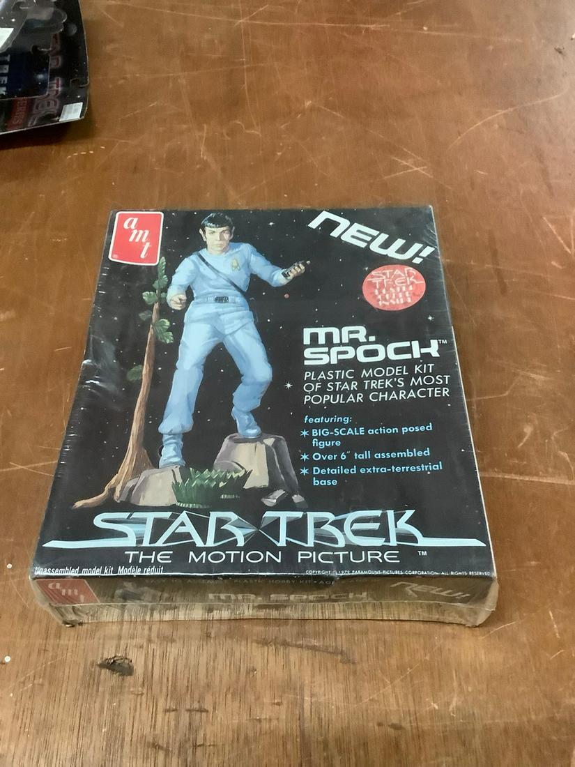 AMT star trek 1979 Mr Spock model kit sealed: AMT star trek 1979 Mr Spock model kit sealed