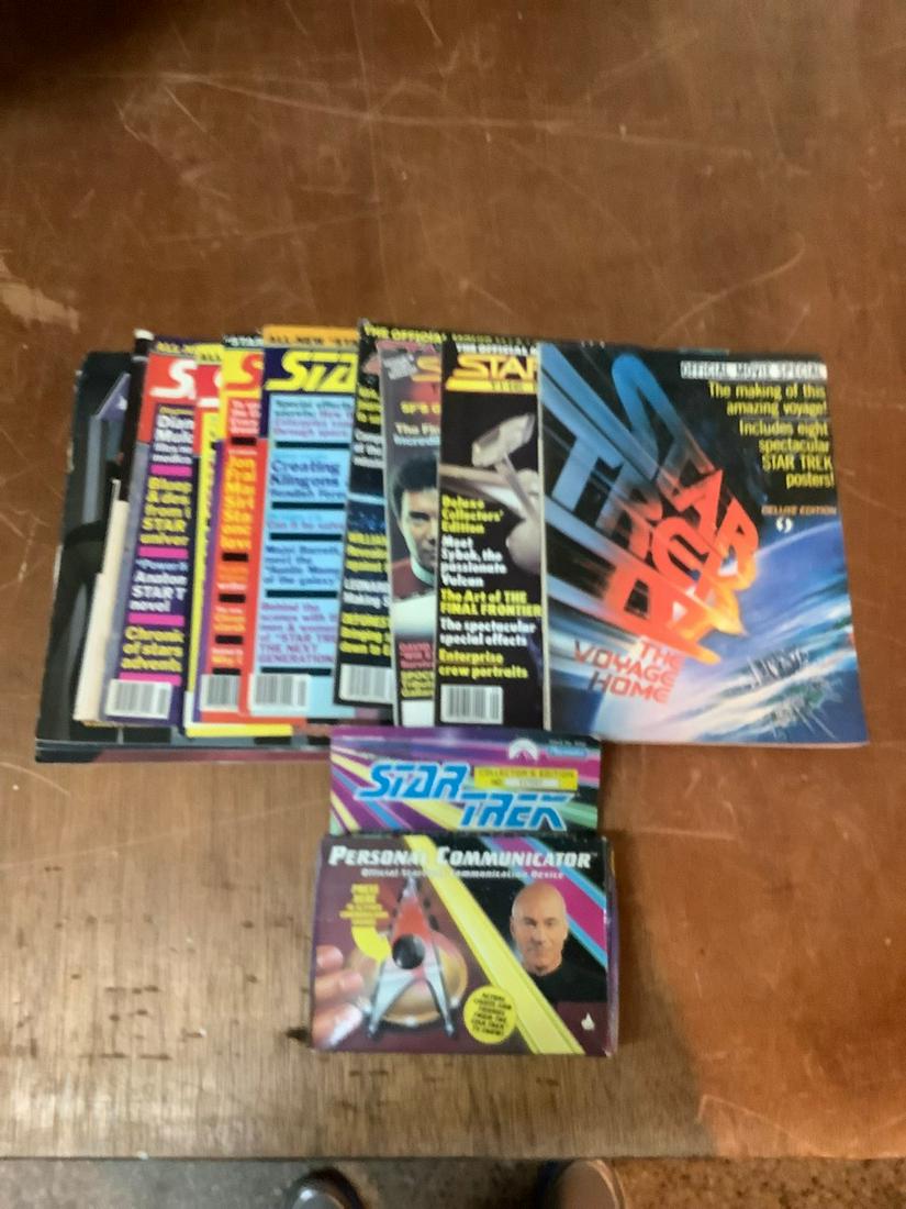 Lot of star trek magazines and next generation personal (1 of 1)