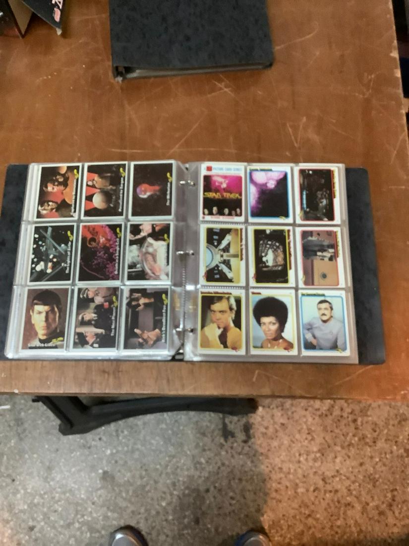 binder full of star trek trading cards (1 of 1)