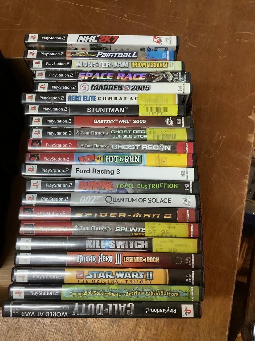 Large lot 21 PS2 games (1 of 1)