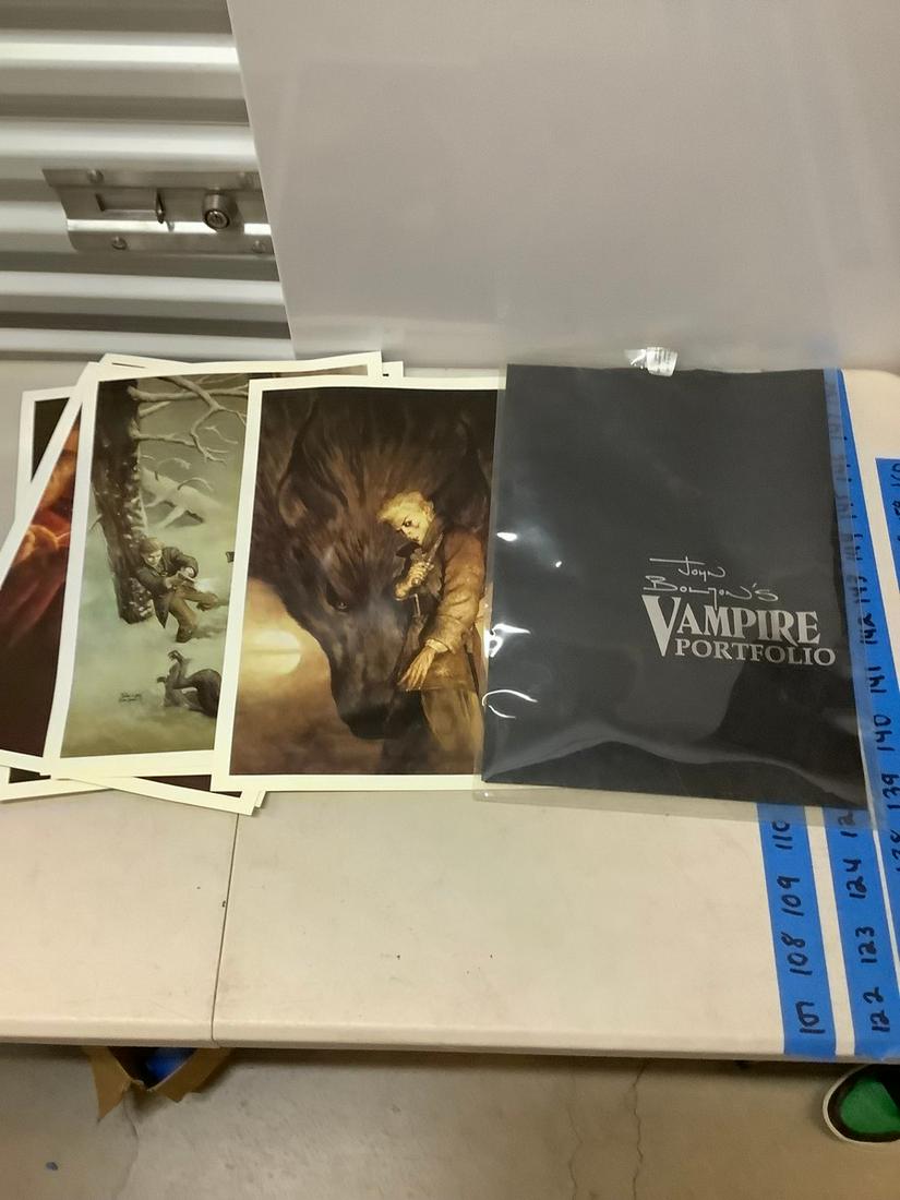 John Bolton's Vampire Portfolio prints are 16x11: John Bolton's Vampire Portfolio prints are 16x11