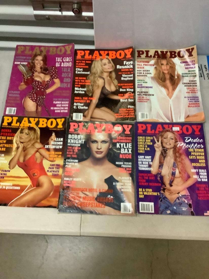 Lot of 6 playboy magazine: Lot of 6 playboy magazine