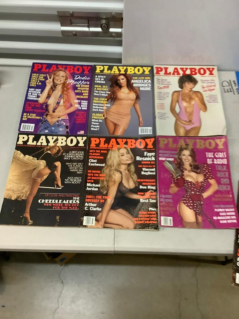 Lot of 6 playboy magazine: Lot of 6 playboy magazine