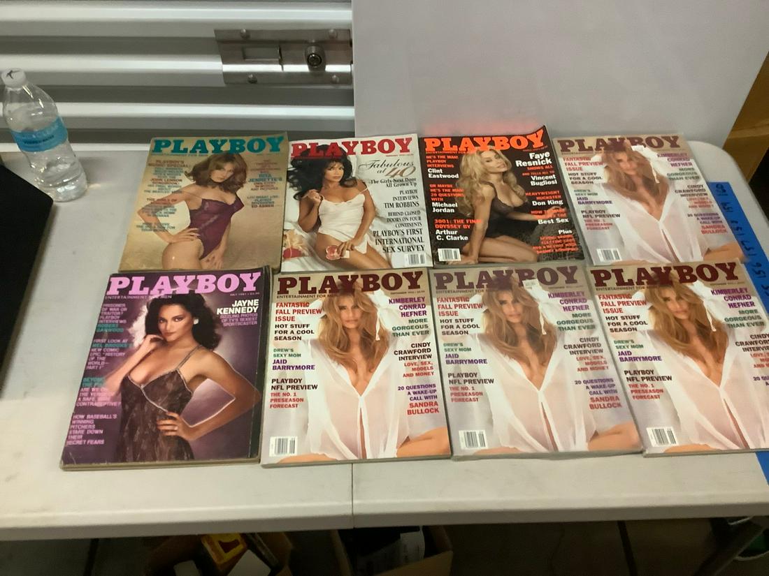 Lot of 8 playboy magazine: Lot of 8 playboy magazine