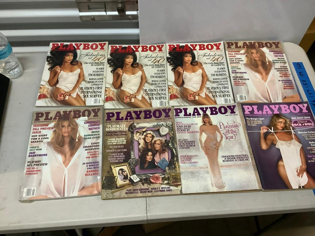 Lot of 8 playboy magazine: Lot of 8 playboy magazine