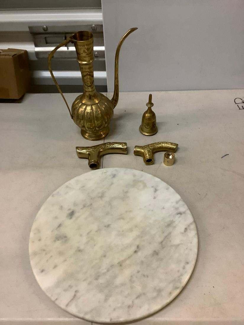 2 metal cane tops marble tabletop and more tallest 10 (1 of 1)