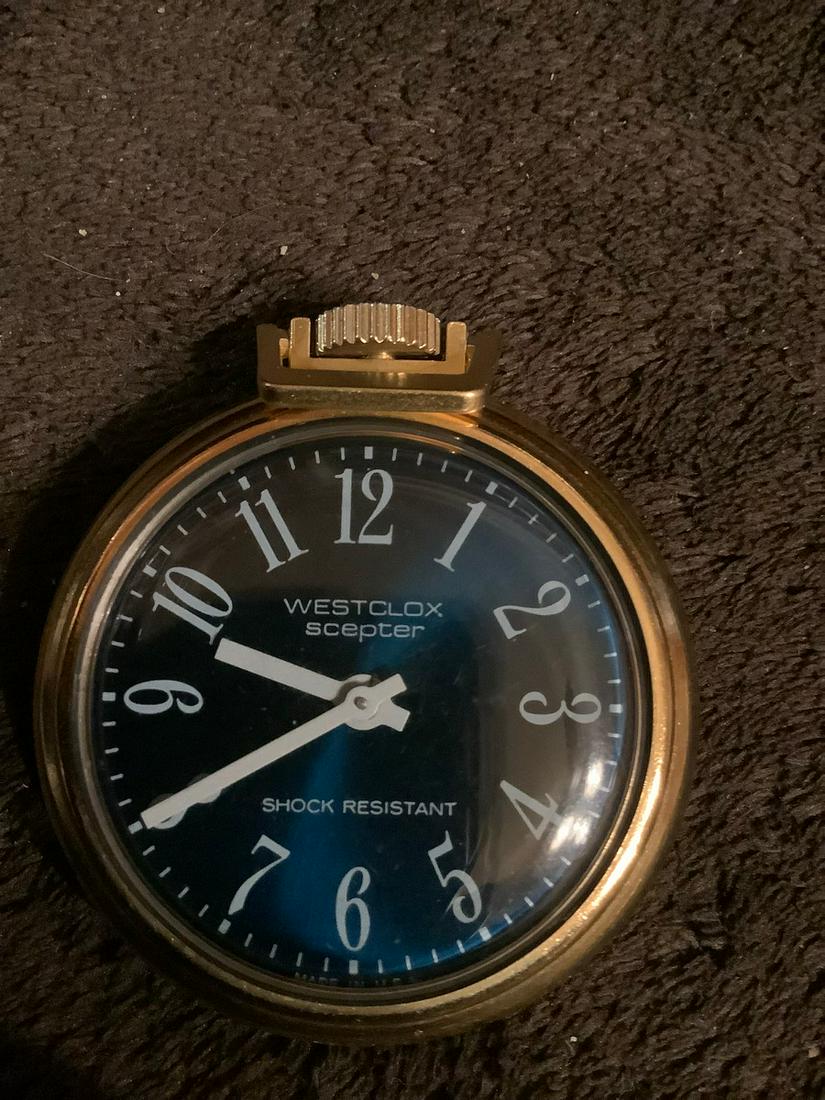 westclox scepter shock resistant pocketwatch: westclox scepter shock resistant pocketwatch