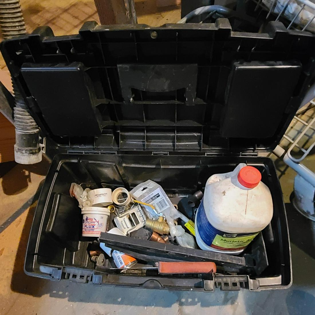 Husky Tool Box and Contents (1 of 1)