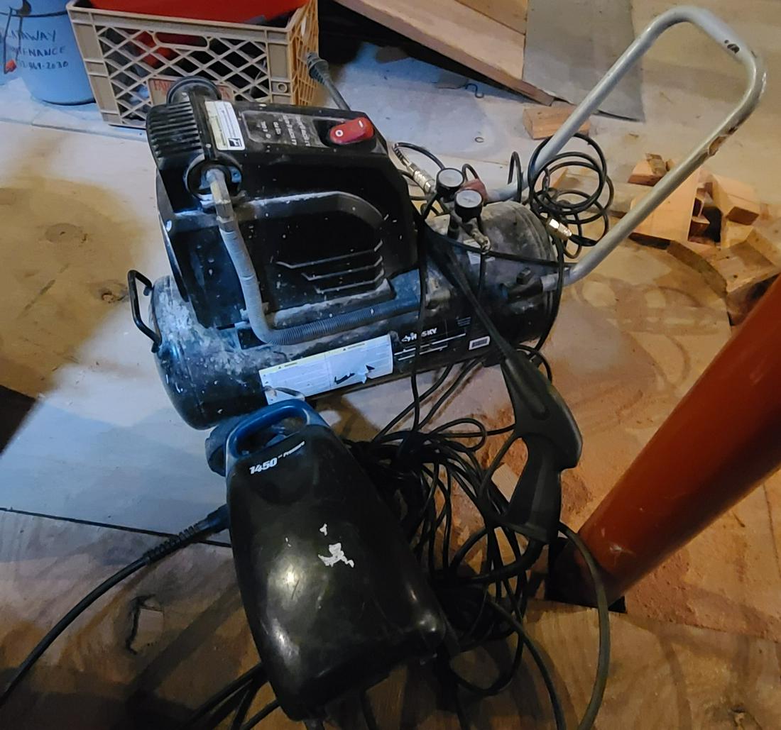 Husky and Small Power Washer (1 of 2)