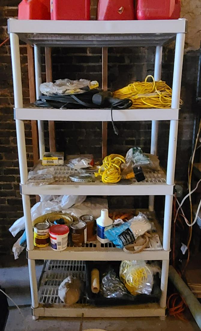 Plastic Shelving unit no contents (1 of 1)