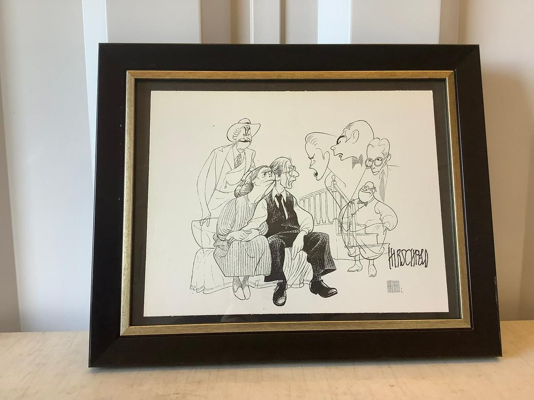 AL HIRSCHFELD PRINT IN COLORS 11.5X14.5 (1 of 1)