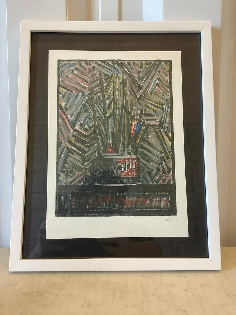 JASPER JOHNS LITHOGRAPH 14.5X12 (1 of 1)
