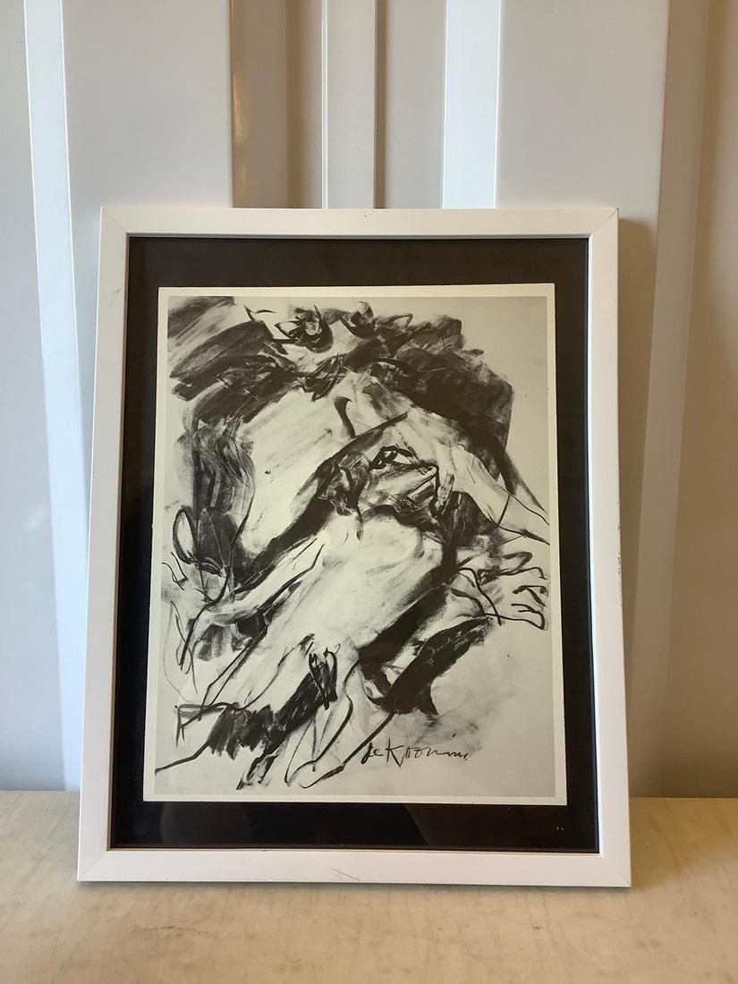 WILLIAM DE KOONING LITHO ON BFK RIVES PAPER (1 of 1)