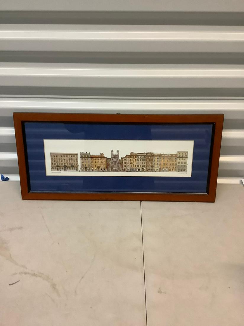 Framed print piazza di spagna 10x21 (1 of 1)