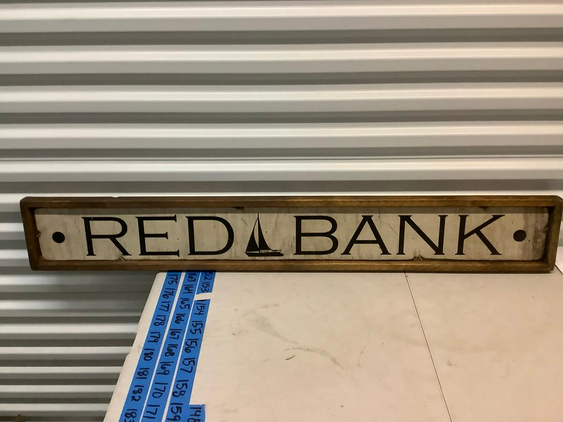 Red Bank wood sign (1 of 1)