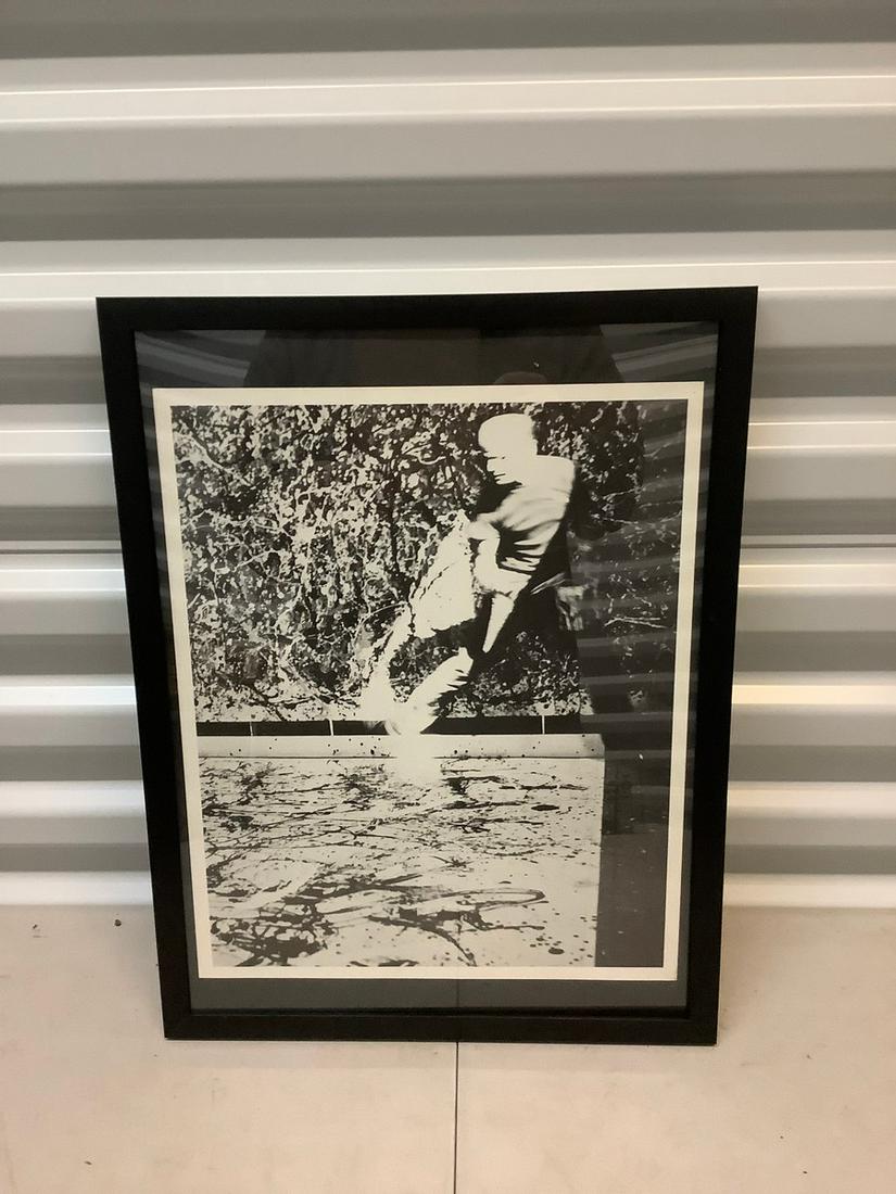 Photographic print of jackson pollock from 1950's (1 of 1)
