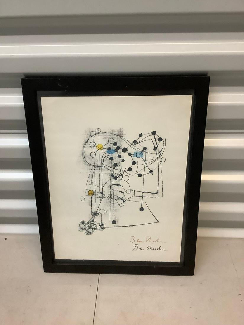 Ben Shahn offset lithograph 15x12 (1 of 1)